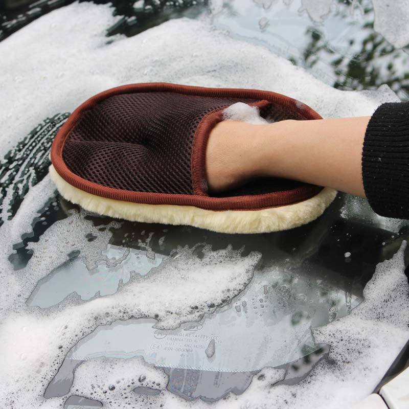 Guantes de limpieza para lavado de coches de pelo suave tipo coche, lavado de coches de motocicleta, herramientas de limpieza para el cuidado del coche