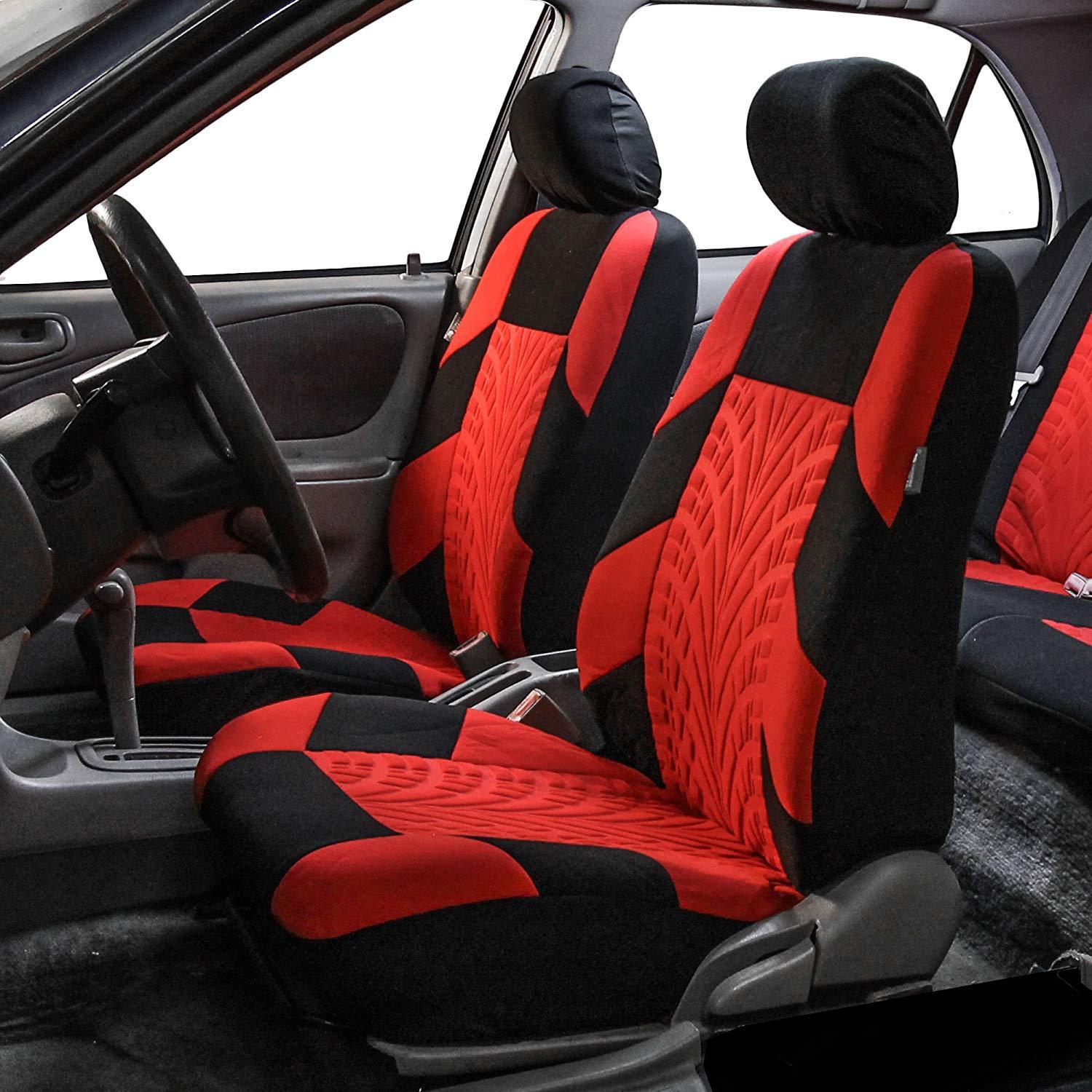 Funda de asiento de coche con estampado de neumáticos