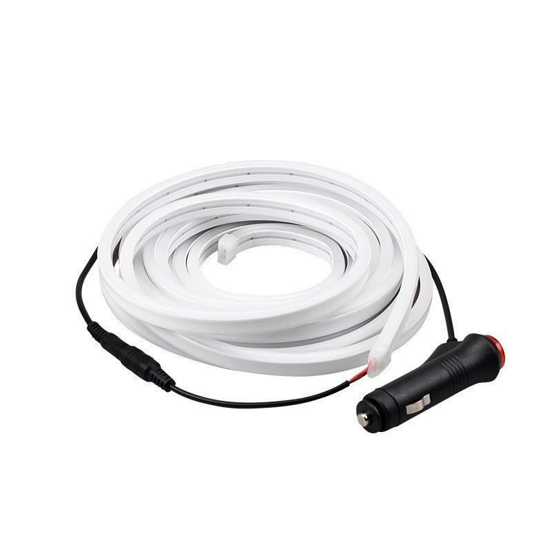 Aplicable a la atmósfera del maletero de Tesla, iluminación del maletero, luz trasera del coche