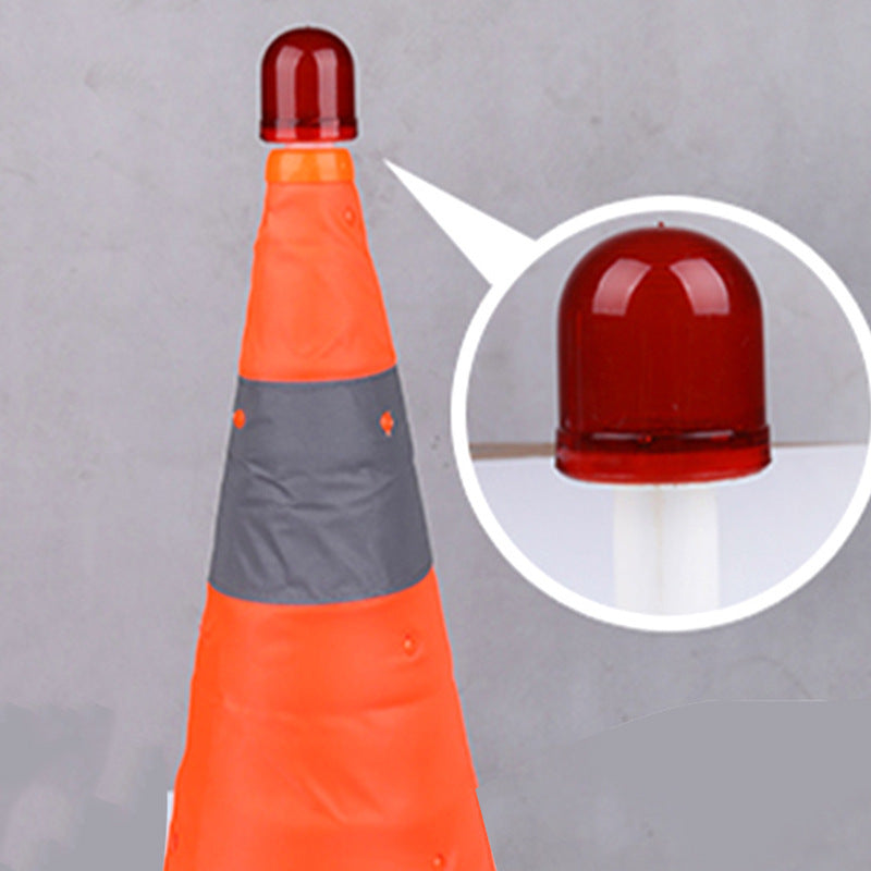 Cono telescópico portátil para carretera, advertencia de estacionamiento de emergencia para seguridad vial, bloqueo de carretera