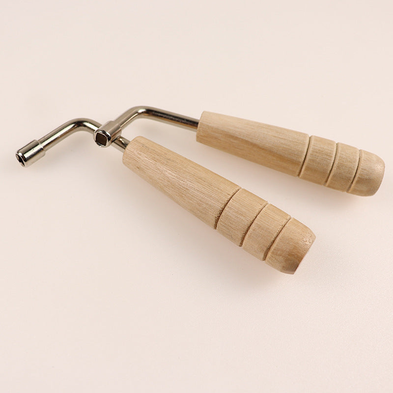 Herramienta de ajuste Metal Madera maciza Guitarra Llave Afinación Afinación