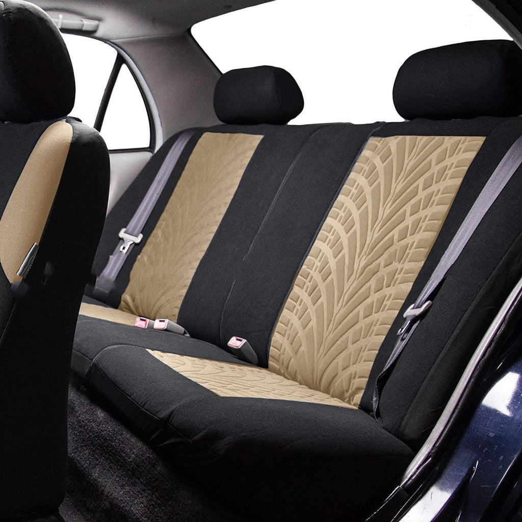Funda de asiento de coche con estampado de neumáticos