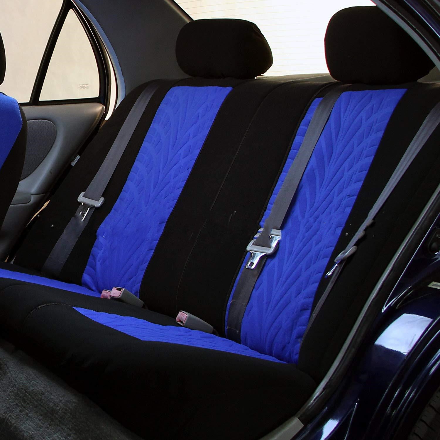 Funda de asiento de coche con estampado de neumáticos