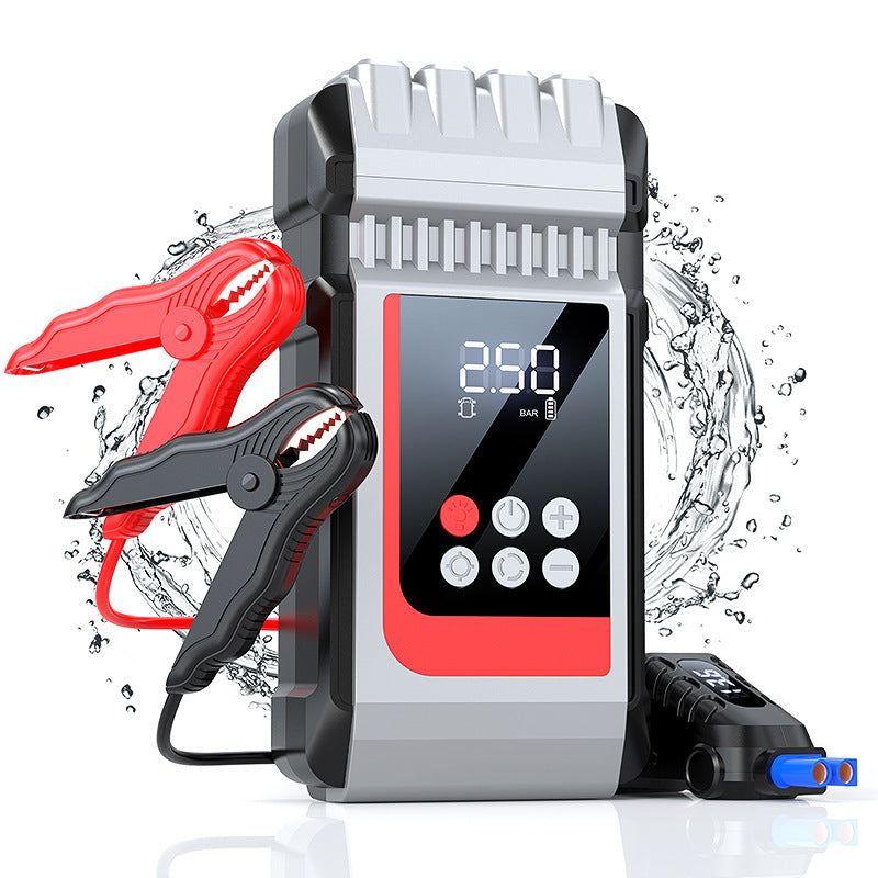 Bomba de aire y energía de emergencia integrada para automóviles