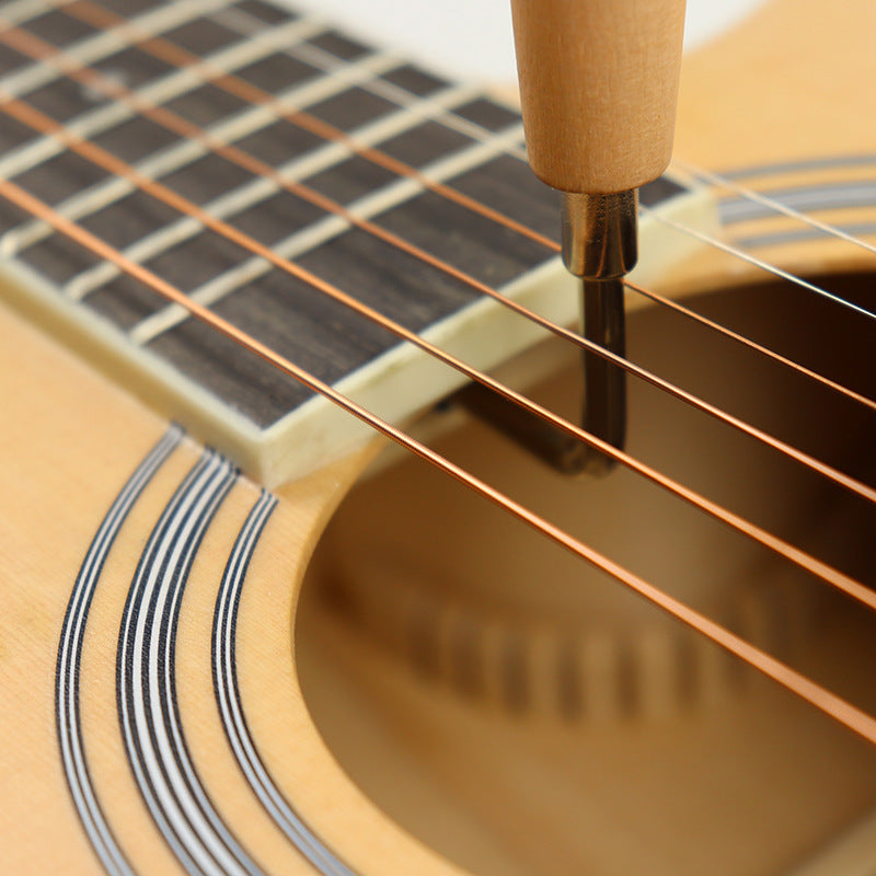Herramienta de ajuste Metal Madera maciza Guitarra Llave Afinación Afinación