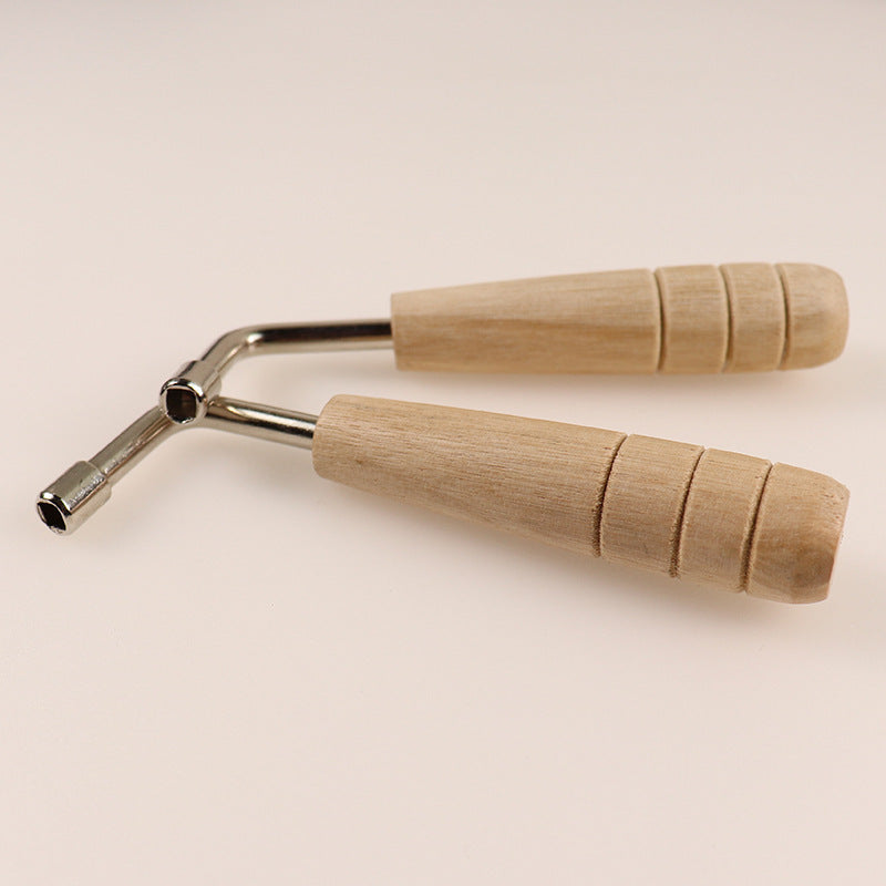 Herramienta de ajuste Metal Madera maciza Guitarra Llave Afinación Afinación